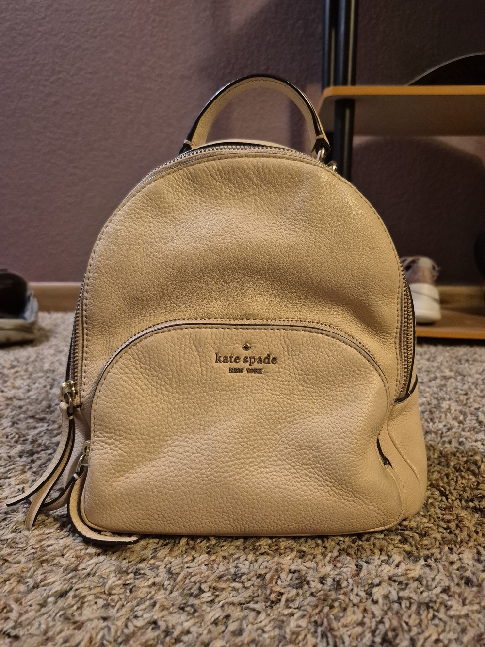 kate spade Light Pink Leather Mini Backpack